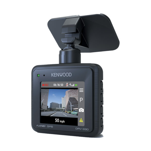 A picture of a Kenwood DRV-330 gps integrated car driver monitors